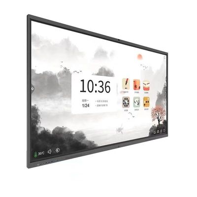 86 pulgadas 4K HD Tiempo de respuesta pantalla táctil pizarra interactiva para salas de conferencias