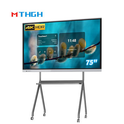 Sala de conferencias de 75 pulgadas 4K HD Interactivo Whiteboard Interactivo Toque todo en uno con USB