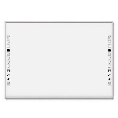 86 pulgadas de vidrio templado Smart Whiteboard Con WiFi Bluetooth Conectividad USB para el supermercado escolar