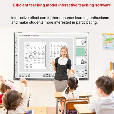 83 pulgadas Tablero interactivo con opcional I3/i5/i7/i9 CPU 10 puntos 60 millones de toques Resolución 3840*2160