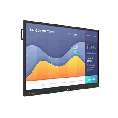 55" HD pantalla táctil tablero de demostración 16 9 relación de aspecto cámara incorporada opción de 48MP