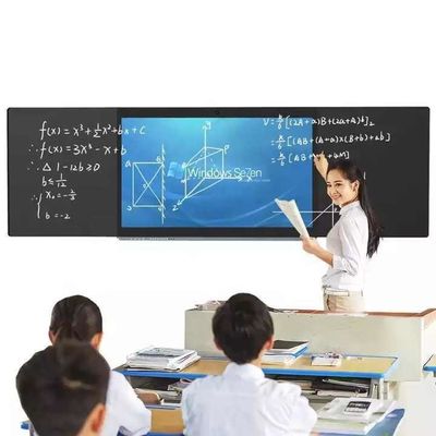 Tabla negra digital inteligente de 75 pulgadas con relación de aspecto 16 9 con procesador I7 e interfaz USB2.0
