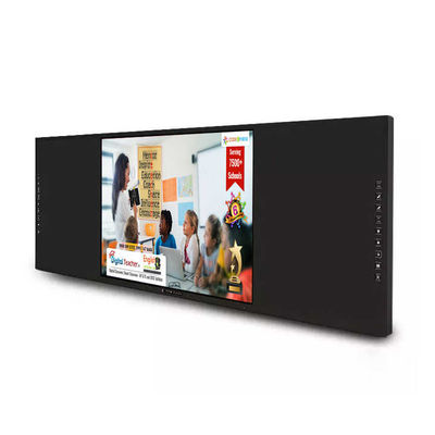 Tabla digital inteligente de 75 pulgadas Tabla negra inteligente con panel de escritura plana 4K
