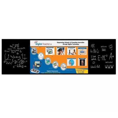Tabla digital inteligente de 75 pulgadas Tabla negra inteligente con panel de escritura plana 4K