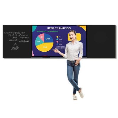 4K 86 pulgadas Digital Smart Whiteboard 16 9 relación de aspecto con procesador I3/I5/I7/I9