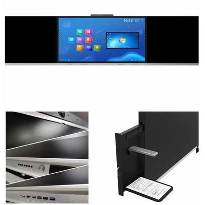 Tabla negra digital inteligente de 86 pulgadas con 16 9 relación de aspecto y longitud ≥4450 mm para entorno de aprendizaje interactivo