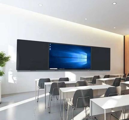 Tabla negra digital inteligente de 86 pulgadas con 16 9 relación de aspecto y longitud ≥4450 mm para entorno de aprendizaje interactivo