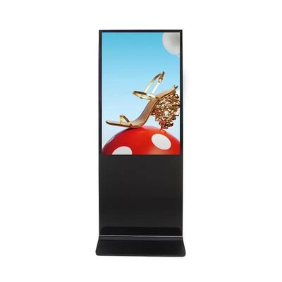 Display de cartel digital de 43 pulgadas HD de pie en el piso 8GB/16GB de almacenamiento para proveedores OEM