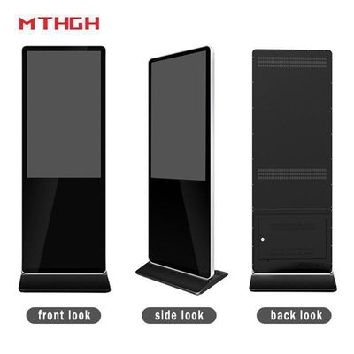 Display de cartel digital de 43 pulgadas HD de pie en el piso 8GB/16GB de almacenamiento para proveedores OEM