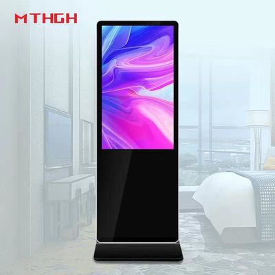 Display de cartel digital de 43 pulgadas HD de pie en el piso 8GB/16GB de almacenamiento para proveedores OEM