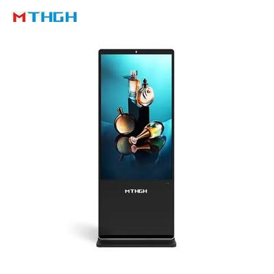 Display de señalización digital de 49 pulgadas de pie 8GB/16GB de almacenamiento para su negocio