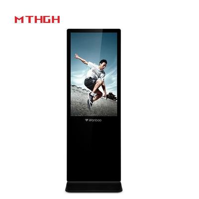 Display de señalización digital de 49 pulgadas de pie 8GB/16GB de almacenamiento para su negocio