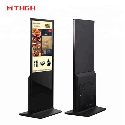 Señalización digital de 49 pulgadas con conectividad Wi-Fi / Bluetooth / USB y salidas de audio / auriculares para una salida de audio óptima