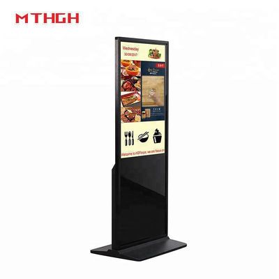 Señalización digital de 49 pulgadas con conectividad Wi-Fi / Bluetooth / USB y salidas de audio / auriculares para una salida de audio óptima