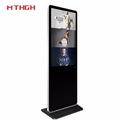 Señalización digital de 49 pulgadas con conectividad Wi-Fi / Bluetooth / USB y salidas de audio / auriculares para una salida de audio óptima
