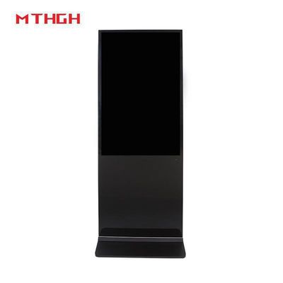 49 pulgadas 1080 P Resolución de piso de señalización digital con 8 GB de almacenamiento y conectividad Wi-Fi / Bluetooth / USB