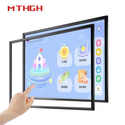 Panel táctil IR de grado industrial de 55 pulgadas con rango de humedad del 20% al 90% RH y suministro de energía 5V DC