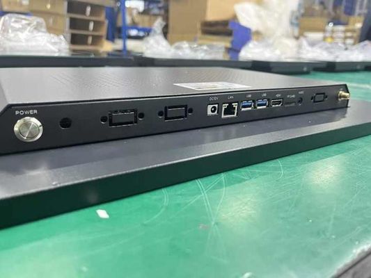 Pantalla de pantalla digital montada en la pared con entradas HDMI/VGA/DVI/AV/USB y opciones de entrada versátiles
