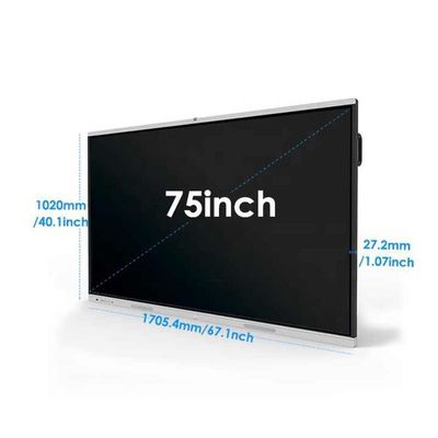 Panel de visualización inteligente con pantalla táctil inmersiva 3840x2160 4K Resolución 1200 1 Relación de contraste