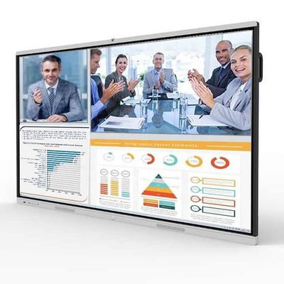 Tabla de demostración de pantalla multitáctil infrarroja de 98 pulgadas de alta calidad con entrada/salida HDMI