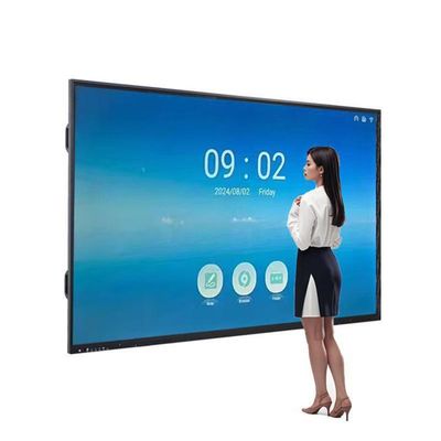 Tabla blanca táctil interactiva con HDMI I / O y solución de conectividad OPS PC I9