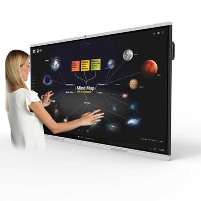 Versión del sistema de 86 pulgadas Android 13.0 pantalla táctil interactiva pantalla de demostración tablero