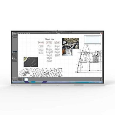 Versión del sistema de 86 pulgadas Android 13.0 pantalla táctil interactiva pantalla de demostración tablero