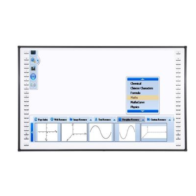 86 pulgadas de panel inteligente interactivo USB2.0/3.0, 32767x32767 Display interactivo de pizarra