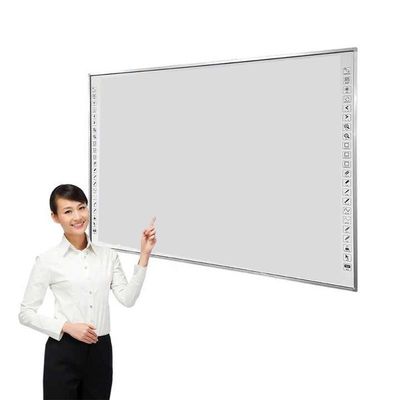 Tabla blanca interactiva de infrarrojos educativa de 86 pulgadas con proyector / panel táctil