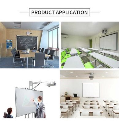 Tabla blanca interactiva de infrarrojos educativa de 86 pulgadas con proyector / panel táctil
