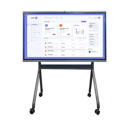 Alto brillo 350 cd/m2 65 pulgadas pantalla de pizarra interactiva para presentaciones interactivas