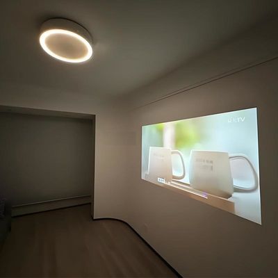1200 Brillo de iluminación 3000LX Proyector láser inteligente Proyector de techo para el hogar