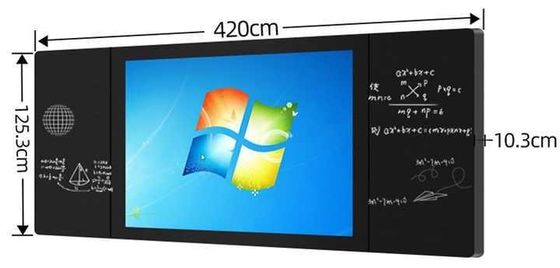 Tiempo de respuesta de 8ms 86 pulgadas Smart Digital Nano Interactivo Blackboard Electrónico para Educación y Conferencia