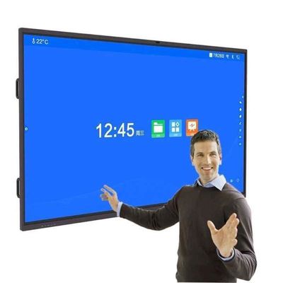 86 pulgadas de pantalla táctil interactiva inteligente tablero blanco, móvil y de montaje en la pared
