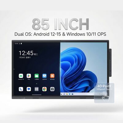 Pizarra Interactiva con Pantalla Táctil que Proporciona una Sensación de Escritura Natural y Superficie Antirreflejos con Protección de Vidrio Templado